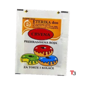 Farba za kolace crvena 3g.